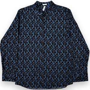 Men’s Artefact Slim Floral Dress Shirt | Large